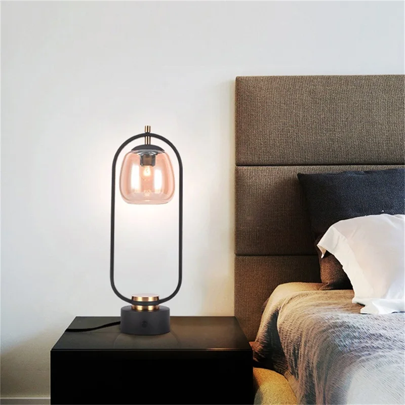 OUFULA Postmodern Classical Table Lamp Retro Design Desk Light Decorative for Home Living Bedroom