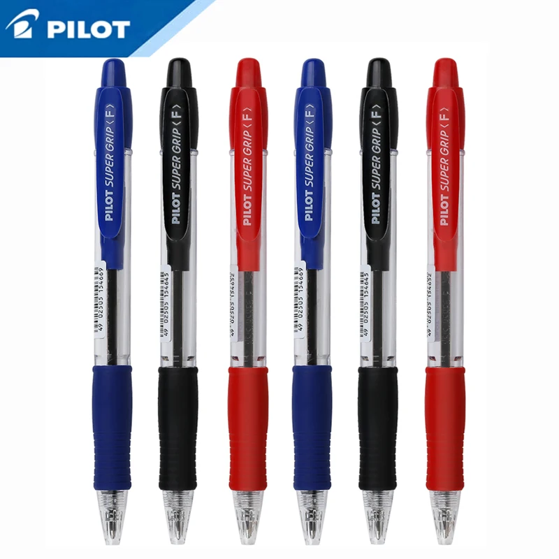 

6 Pcs/Lot JAPAN PILOT BPGP-10R-F Wholesale Ball Pen 0.7MM Super Click Ball point pen Writing Supplies Office& School Supplies