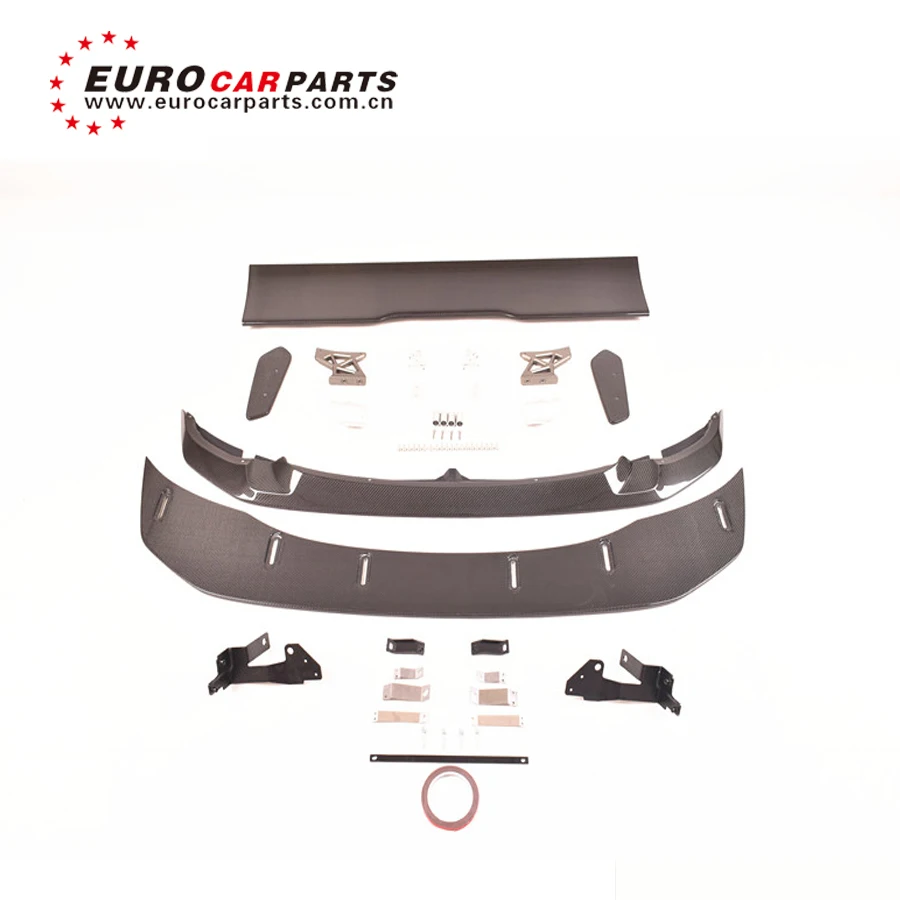 

4 series F82 M4 GTS style carbon finber front spoiler rear wing for F82 M4 GTS rear spoiler front skirt