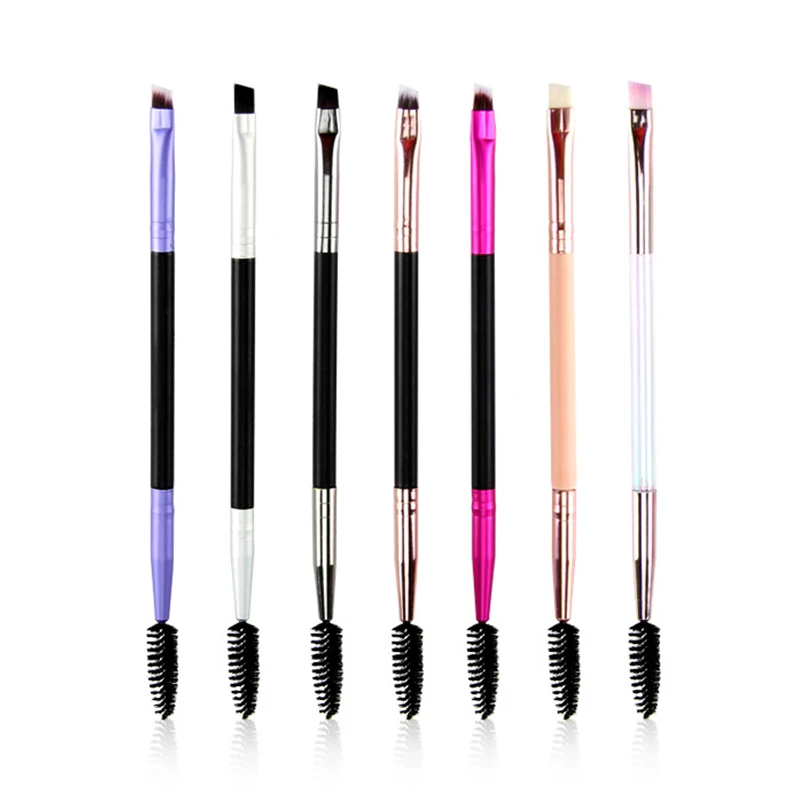 

Non-Disposable Double-Headed Multifunctional Eyebrow Eyelash Brushes Mascara Wand Applicator Makeup Brush Cosmetic Tools