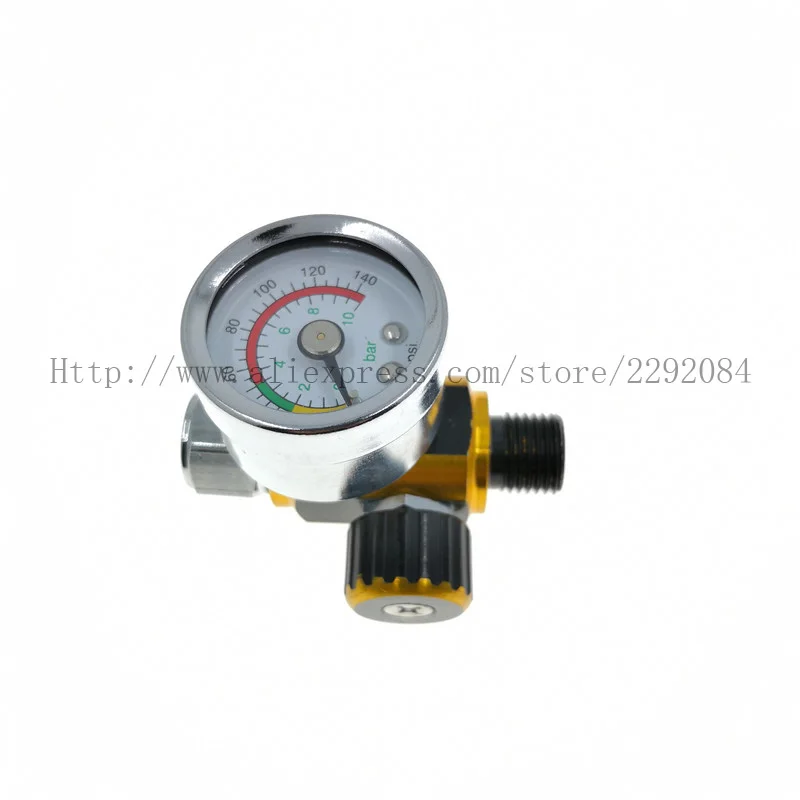 Scratch HVLP Spray Gun Air Regulator Gauge & In-line Water Trap Filter Tool spray gun regulator and Mini spray gun Air Filter