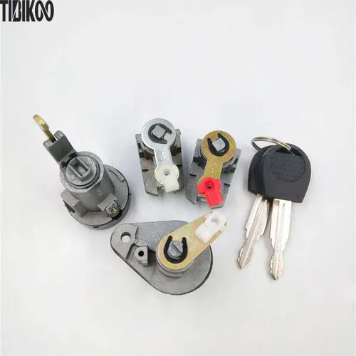 Imagen 2 del producto Cilindro de cerradura de puerta completa para Chevrolet Lova, interruptor de encendido, núcleo de cerradura de maletero