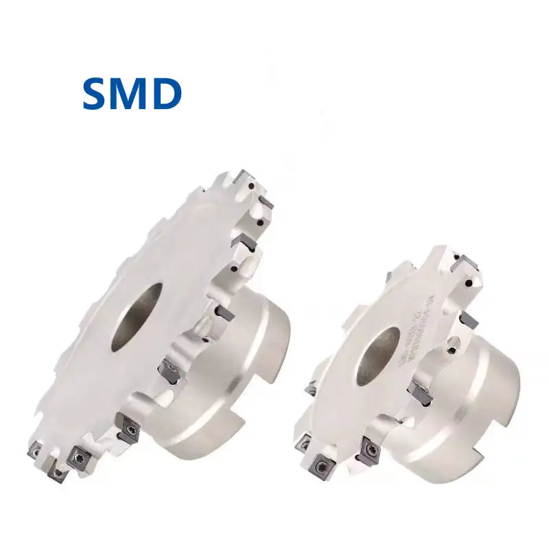 SANAI SMD Face Mill CNC three-sided Edge Milling Cutter T-slot Milling Disk Milling Tool Insert MPHT060304 MPHT080305 MPHT120408