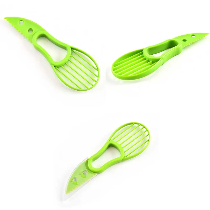 Fruit Peeler Cutter Pulp Separator Avocado Slicer Shea Corer ButterPlastic Knife Kitchen Vegetable Tools Home Accessory