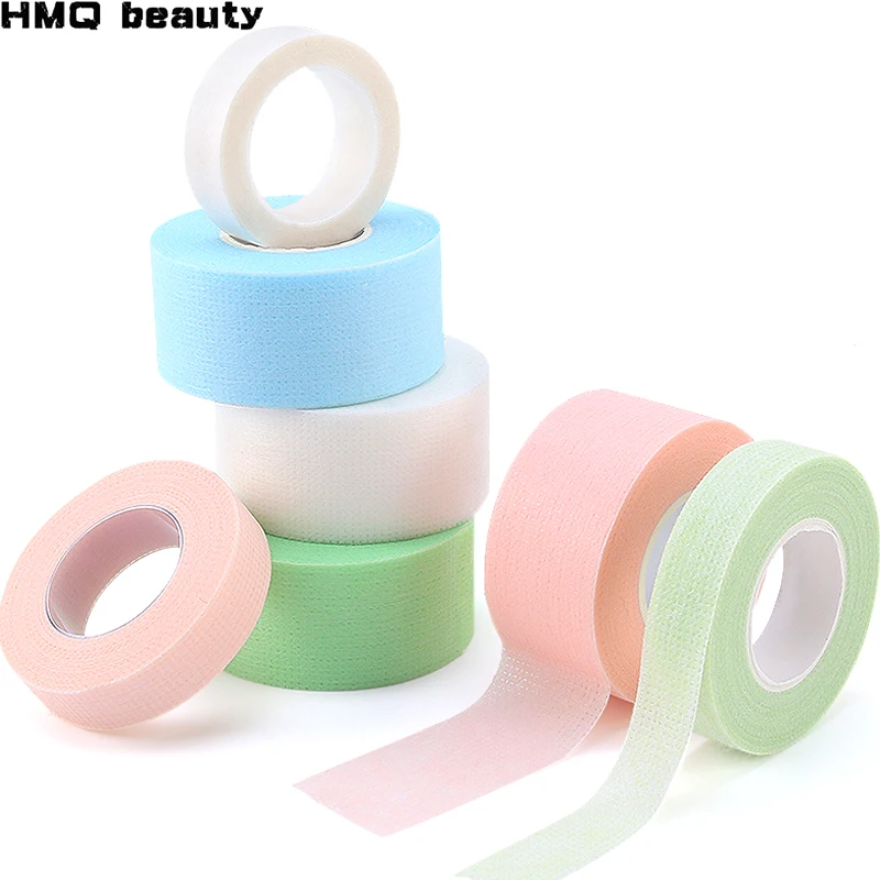 

2Rolls Eyelashes Extension Tape Anti-allergy Breathable Micropore breathable easy to tear Eye Lashes Grafting Tools