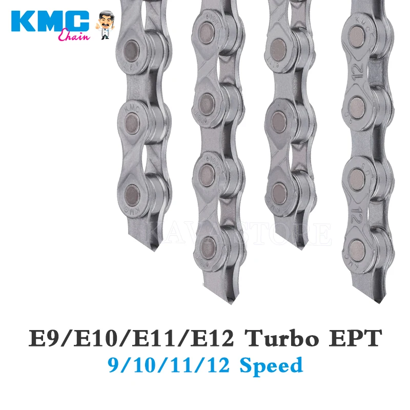 KMC E-BiKE Chain e9 e10 e11 e12 Bicycle Chains 9s 10s 11s 12s eBike Parts 130/136 Links Anti-rust Electric Sport Bicycle Parts