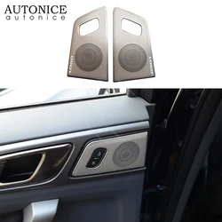 2pc Stainless Postern Door Speaker Audio Ring Cover Trim Fit for Ford  Everest Endeavour 2015 2016 2017 2018 2019 2020 2021