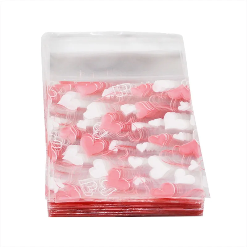 100 teile/los 7 cm Klar Candy Tasche Transparente Kunststoff Tasche Cookie OPP Tasche Für Hochzeit Geburtstag Party Decor DIY geschenk Verpackung Beutel – Detail 8
