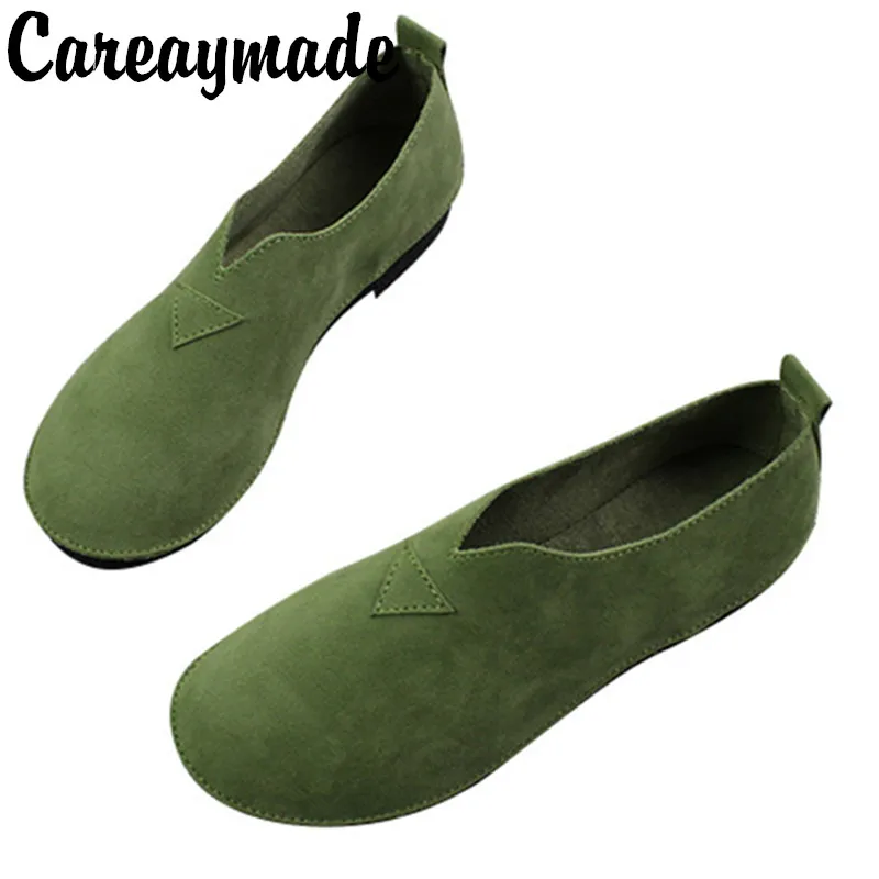 Careaymade-nuove scarpe con tacco piatto primavera e autunno scarpe con fagioli piatti scarpe Lefu a testa tonda scarpe da pescatore scarpe da donna