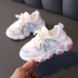 Candy Color Kids Shoes Summer Breathable Mesh Children Shoes Single Net Cloth Sports Sneakers Boys Shoes Girls Shoes CSH226