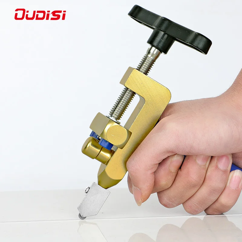 OUDISI Tile Cutter Kit Professional Diamond Tipped Glass Tool Window Craft For Portable Hand Tools Tile Cutting Machine