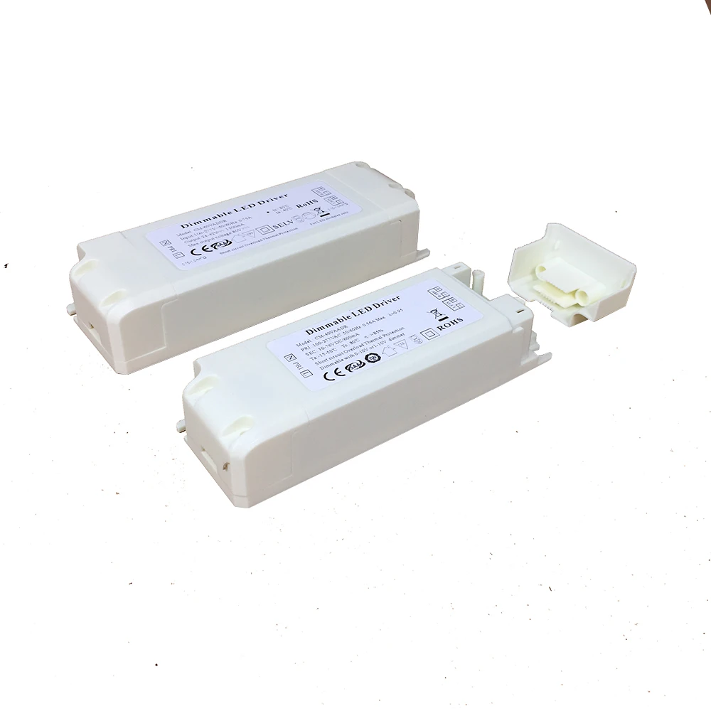 

0 10V Dimmer Driver Dimmable Constant Current 40W 60W LED Power Adaptor 600mA 700mA 1A 1.2A 1.5A 1.6A for Recessed Lamp