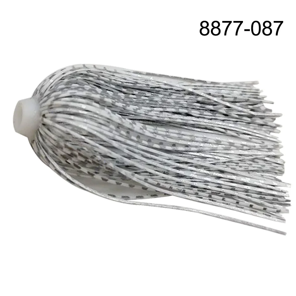 5 teile/los 88 Stränge 70mm Silica gel Röcke Elastische loch Regenschirm röcke Angeln Zubehör Buzzbaits Spinner Buzz Köder – Detail 10