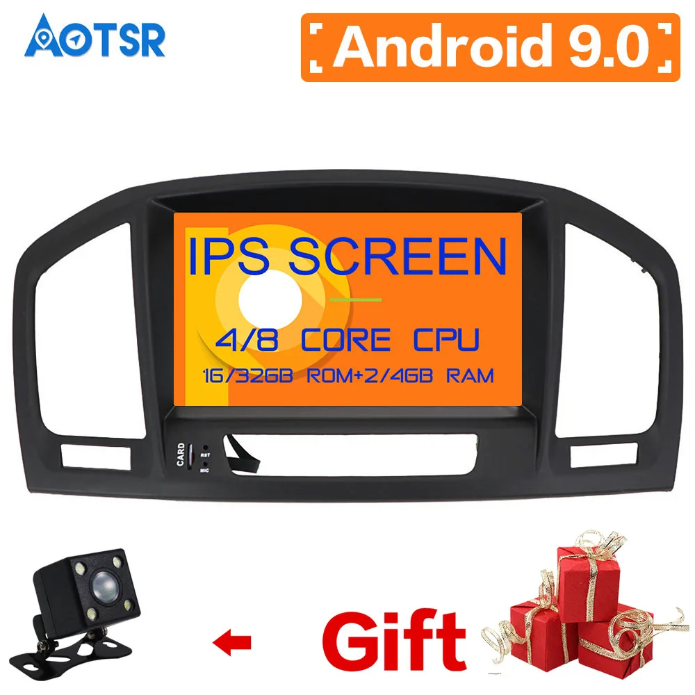 DSP Android 9.0 4G 64G CAR GPS Radio For Opel Vauxhall Insignia DVD Player Navigation Touch Screen Multimedia Stereos AUDI