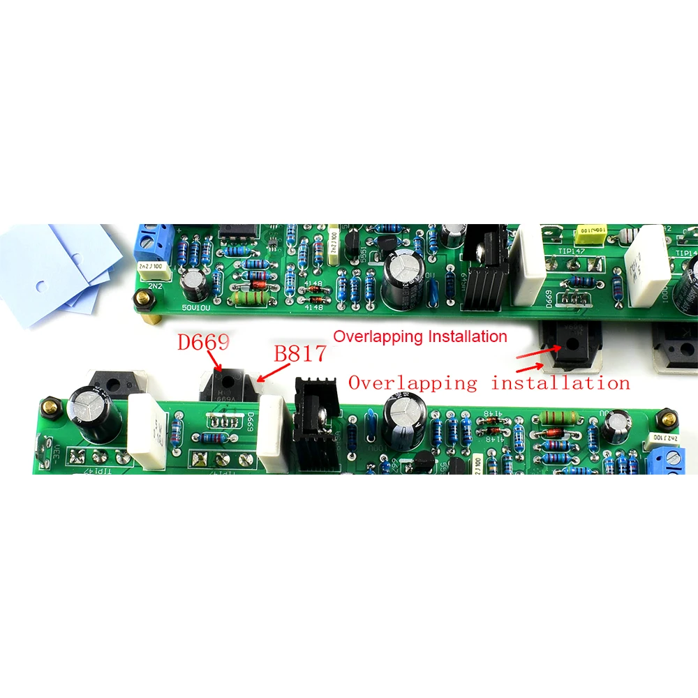 Goldene Stimme Accuphase E405-MOD L9 150W 8R Mono/Dual Kanal Pre-Bühne & Nach-Bühne kombiniert power Verstärker KITS/Fertige Board