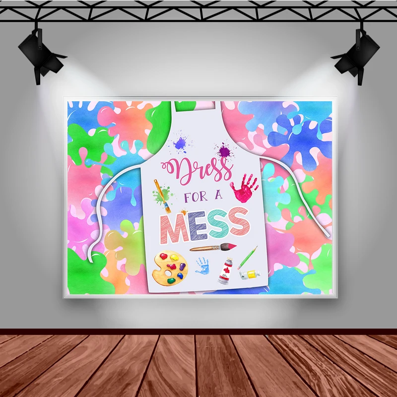 Mocsicka-Fondo de fotografía de bebé Oh, tablero de dibujo de crayón de acuarela, accesorios de decoración, retrato de niño, cartel de fondo de foto