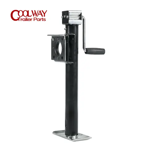 2000 Lbs 15 인치 측면 바람 브래킷 마운트 회전 트레일러 잭 스탠드 지원 다리 코너 꾸준한 캠핑카 부품 캐러밴 액세서리