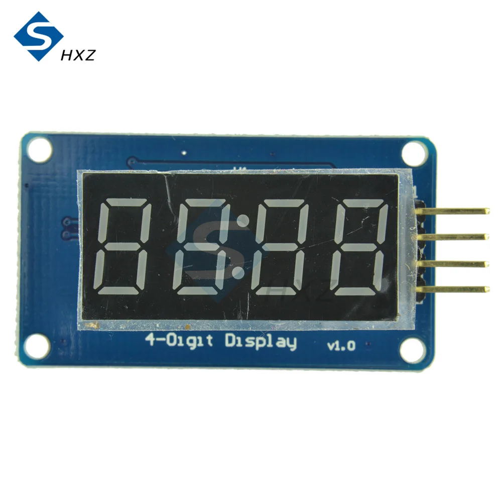 TM1637 modulo Display a LED da 0.36 pollici per Arduino 7 segmenti 4 bit orologio anodo rosso tubo digitale quattro schede Driver seriali Pack