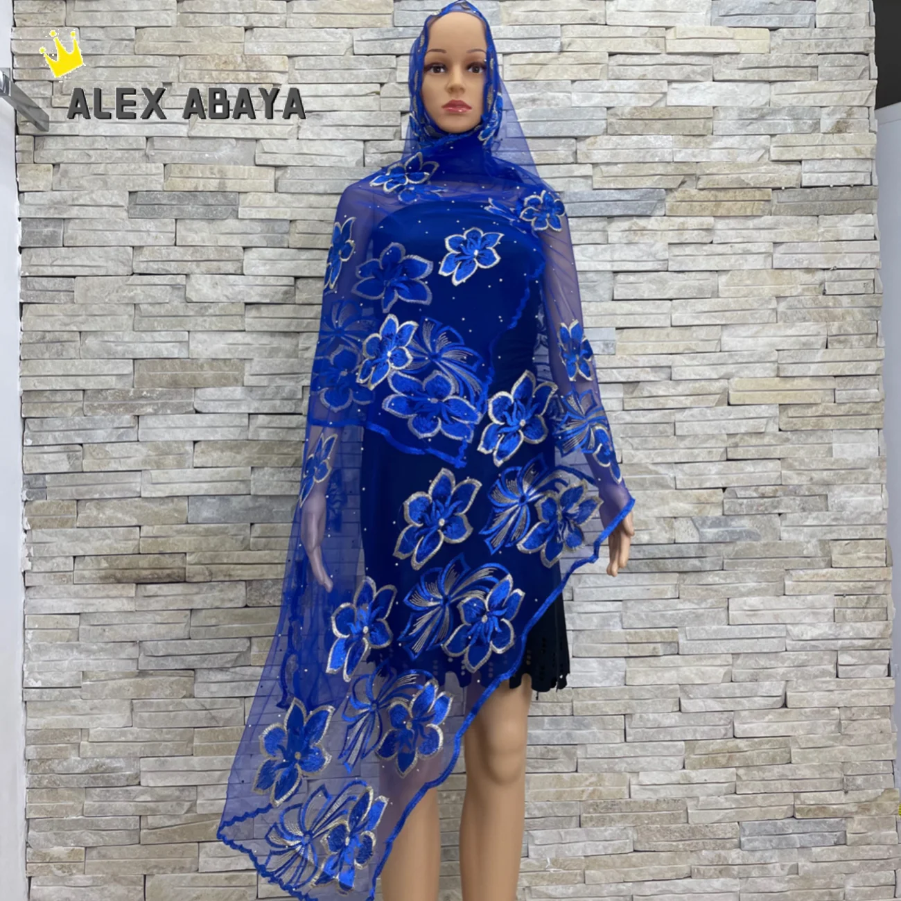 Soft Net Scarf for African Muslim Women, Plain Headscarf, Good Quality, New Style, AL043