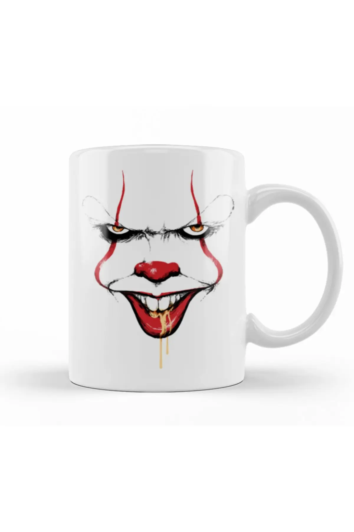 

Porcelain Handle Pennywise Clown Mugs Ceramic Tea and Coffee Cups Drink Set Coffee Cup Colorful Printed Souvenirs