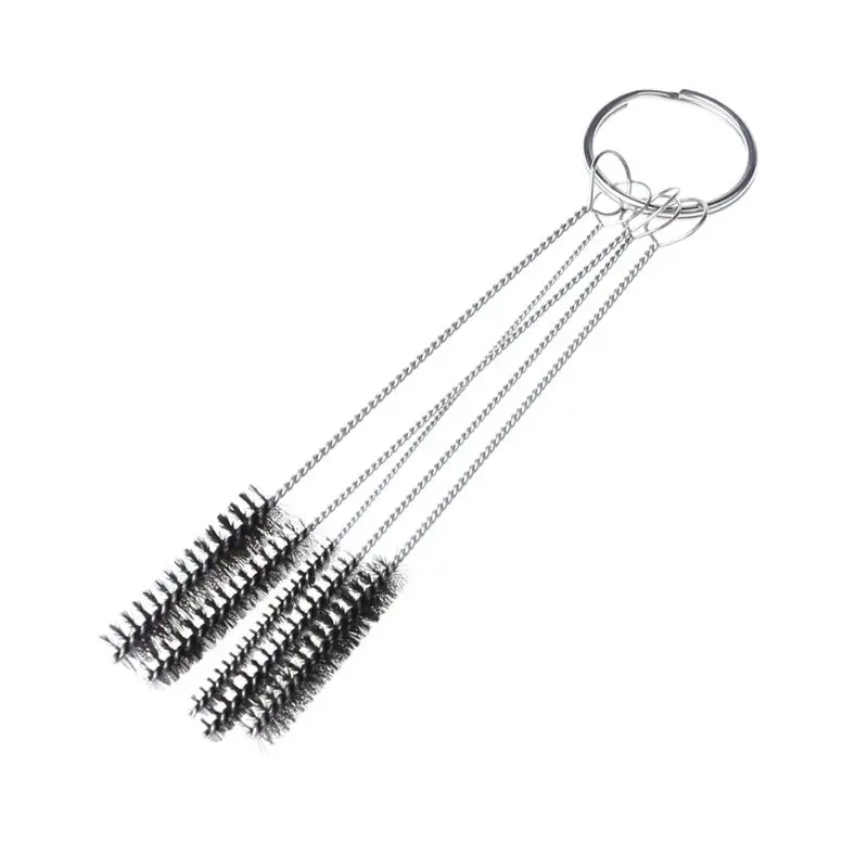 Agulha de limpeza para carburador de carro e motocicleta, conjunto de escovas para bico injetor de jato carb, spray, aerógrafo limpo, novo, 2021