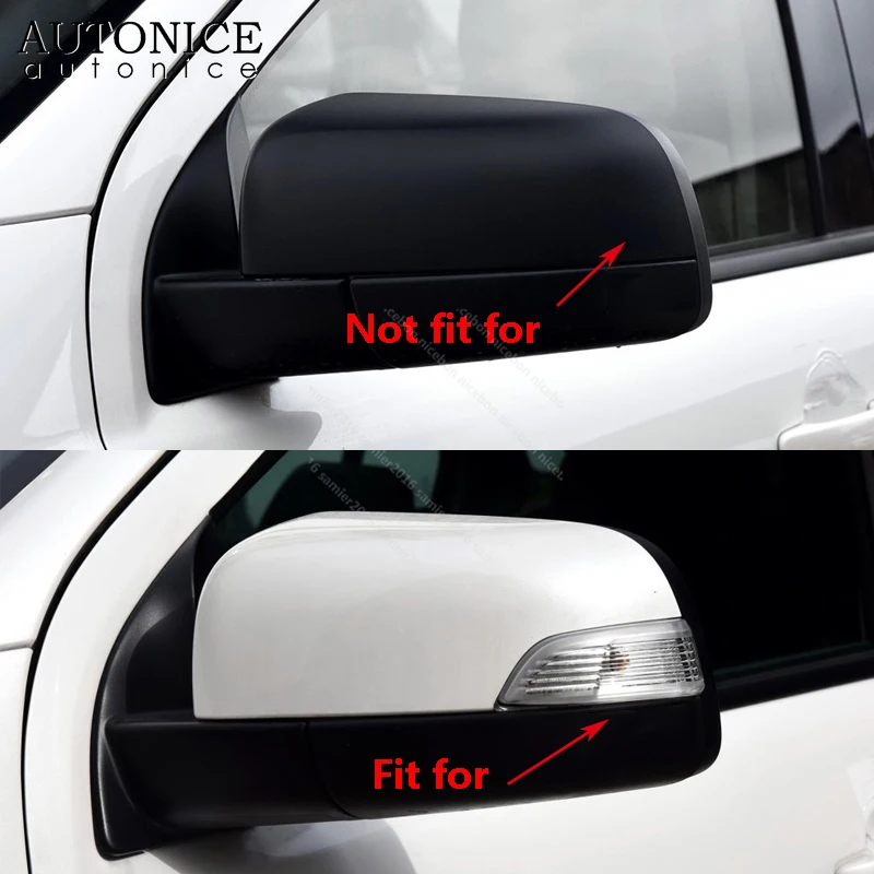 2pc Chrome Rear View Side Mirror Cover Trim for Ford Ranger Everest Endeavour Mazda BT-50 BT50 2015 2016 2017 2018 2019