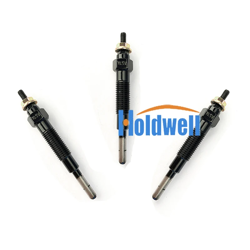 HOLDWELL 3PCS Glow Plug 32A6603102 For Max 25 HST,Max 24 HST,Max 26 Mahindra Tractor