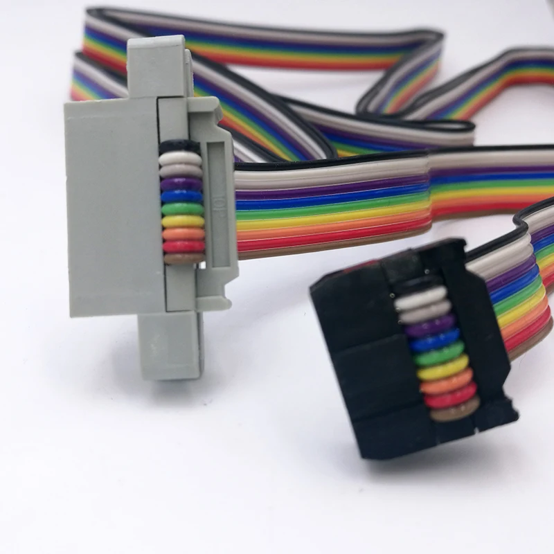 PLC connector extention cable line 10pin Frequency converter panel extention line Female male 0.5m 1m 2m image 3