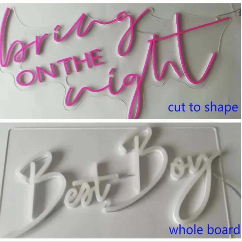 OHANEE Design Name Custom Logo Led Neon Sign Light for Room Wedding Party Birthday Bedroom Name Personalized Decoration