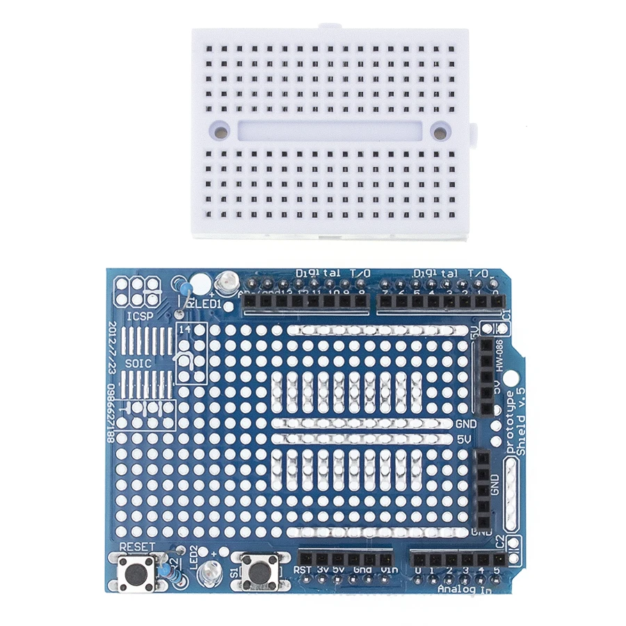 Smart Electronics UNO Proto Shield prototype expansion board with SYB-170 mini breadboard based For UNO ProtoShield DIY