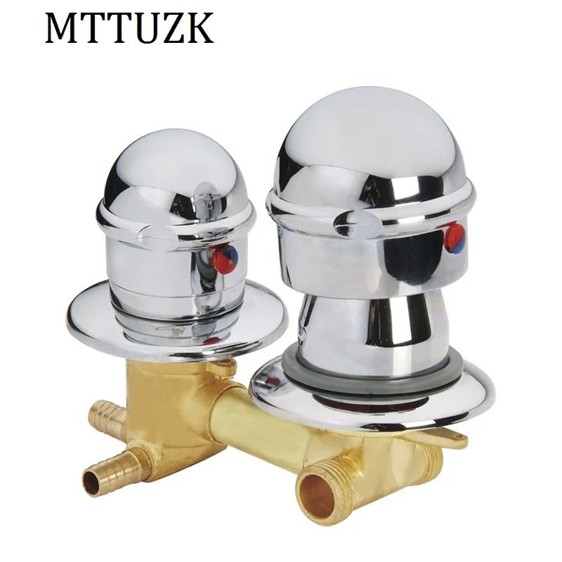 

MTTUZK Concealed 2/3/4/5 Ways water outlet brass shower tap screw or intubation Copper shower cabin shower room mixing valve