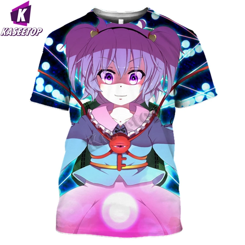 Touhou Project Tshirt Men 3D Print Anime Girl T Shirt Senpai Women Punk Bikini Hentai Loli Inubashiri Momizi Unisex Tops T265