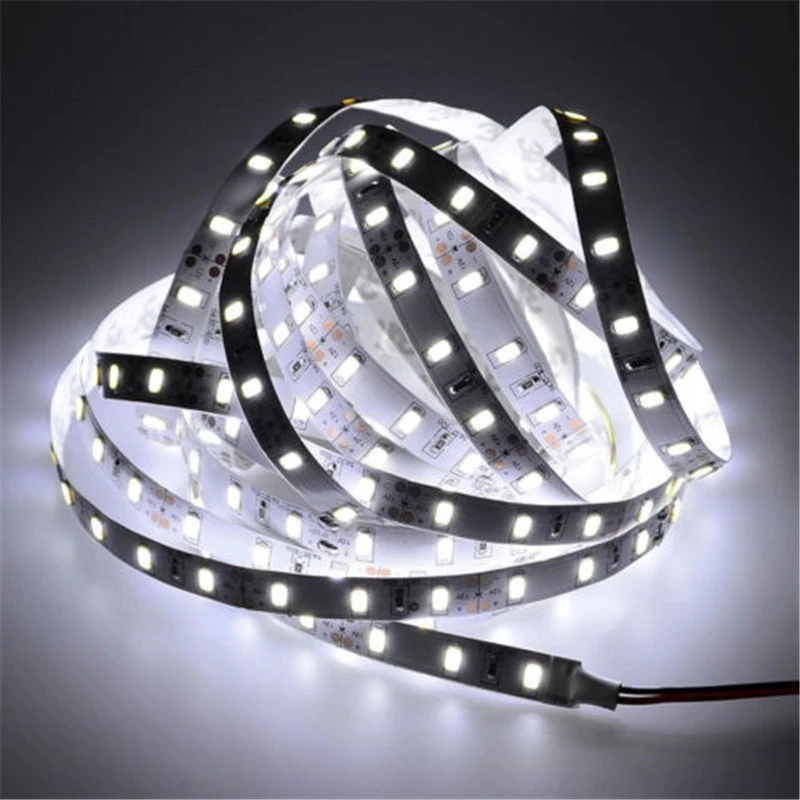 LED Strip Light 5630 DC12V 5M 300led Flexible 5730 Bar Light High Brightness Non-waterproof Indoor/ Outdoor Home Decoration