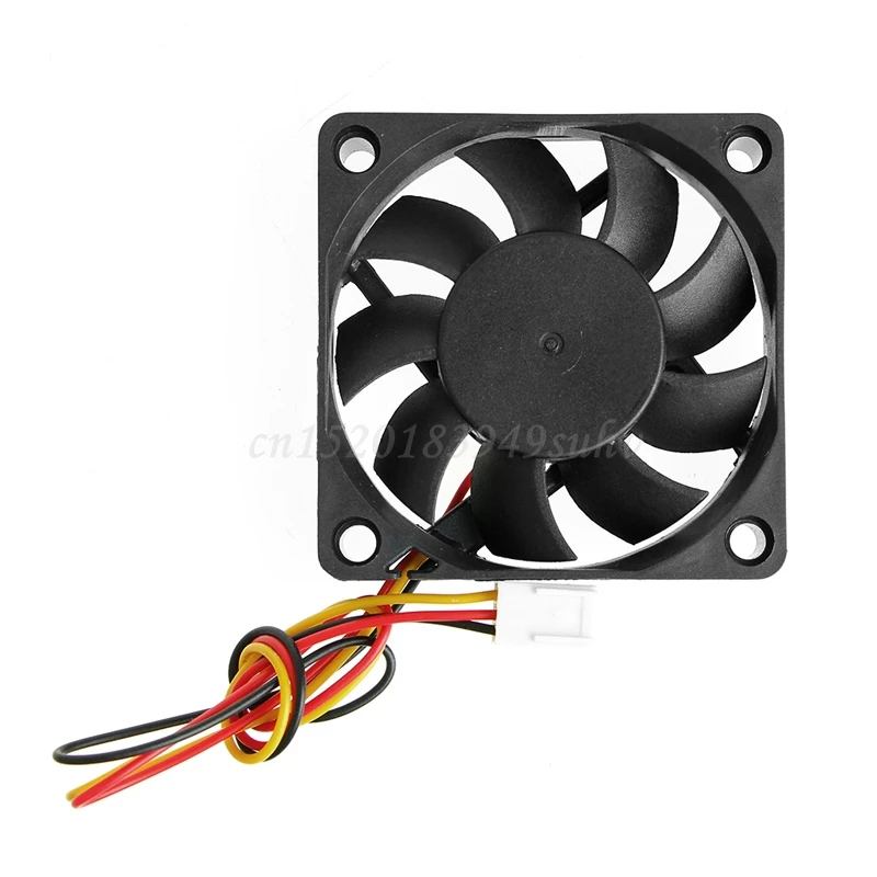 Вентилятор охлаждения для ПК, 12 В, 3 контакта, 60x60x15 мм, 6015