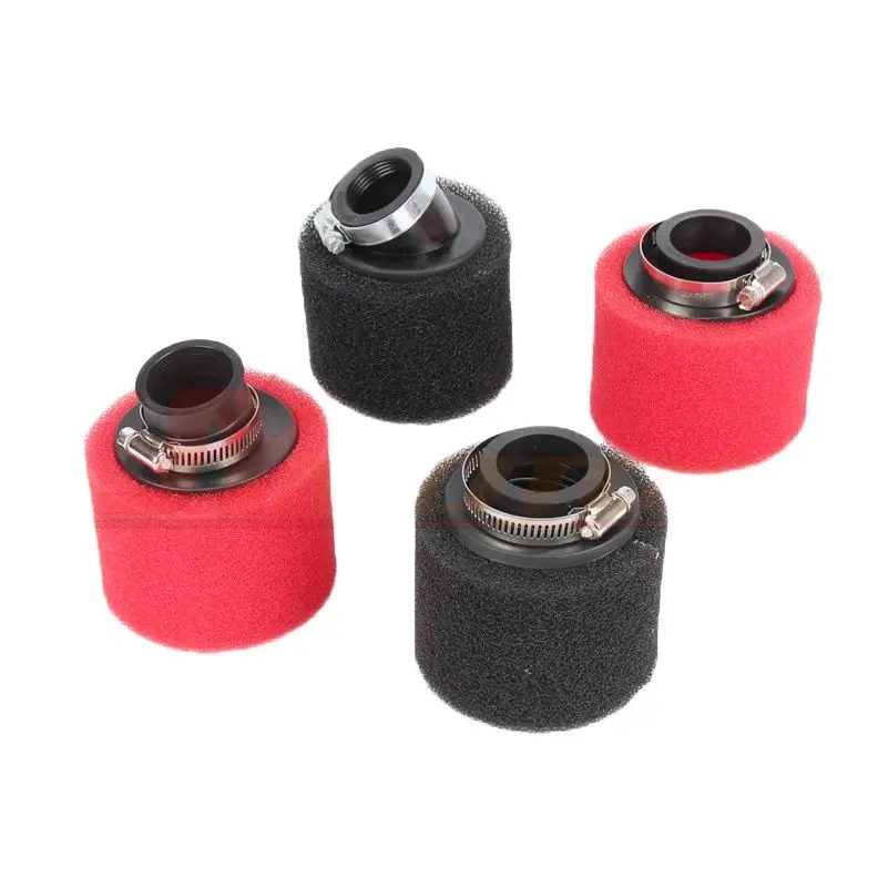 Motorcycle Straight and bent Neck Foam Air Filter 35mm Sponge Cleaner Moped Scooter CG125 150cc Dirt Pit Bike