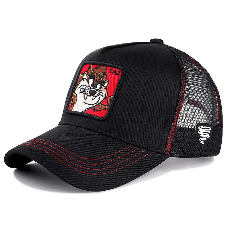 Hot Koop Unisex Anime Cartoon Cap Hoge kwaliteit Patch Draw Baseball Cap Mannen Trucker Hoed