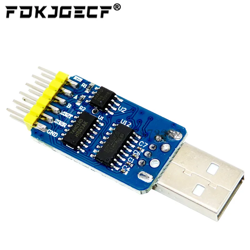 1PCS CP2102 USB to UART TTL RS232 USB TTL to RS485 Mutual Convert 6 in 1 Convert Module Serial Adapter for Arduino