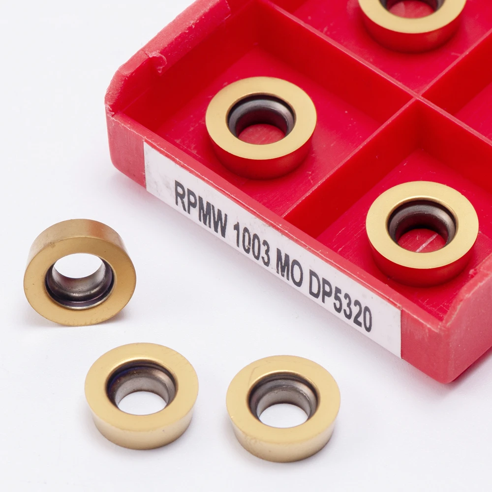 RPMW1003 MO DP5320 تحول إدراج مخرطة أداة آلة أداة 10 قطعة RPMW 1003 مو DP 5320 شفرة طحن أداة فهرسة