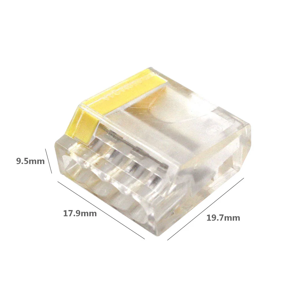 Wire Connector 252 253 254 255 Mini Quick Conectors Universal Compact Wiring Conductor Push-in Terminal Block LED Conector