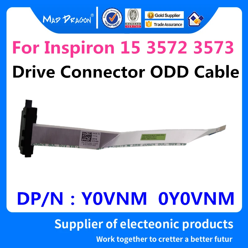 

MAD DRAGON Brand Laptop new Optical Drive Connector ODD Cable For Dell Inspiron 15 3573 3572 450.0DR03.0011 Y0VNM 0Y0VNM