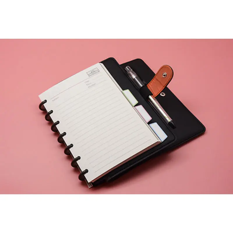 Yiwi Writing Journal Notebook Refillable Loose Leaf Paper Mushroom Holes Planner With Filler Pages