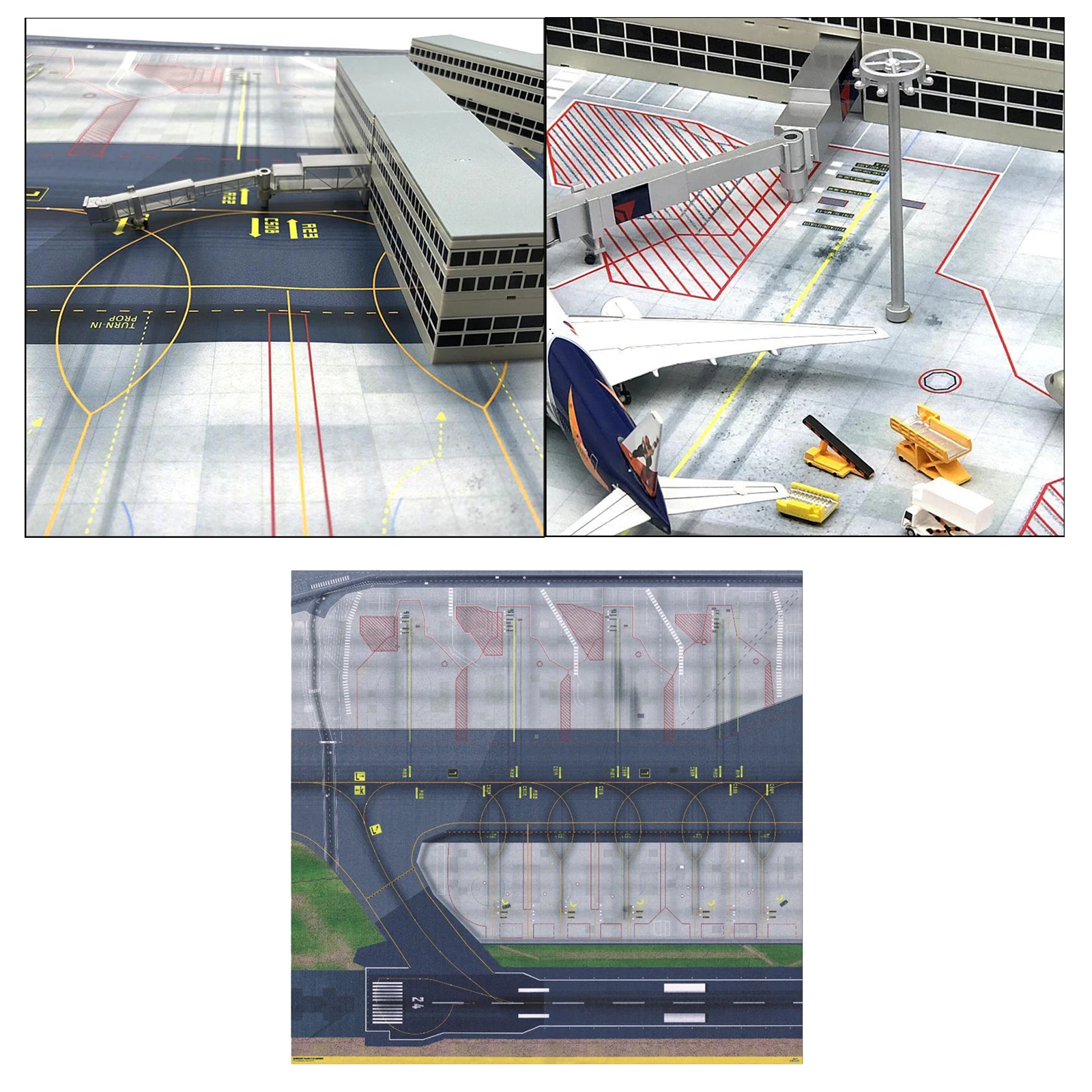 Regional Airport 1/400 1/500 Model Airport Layout Sheet 72x70cm /Airbus Accs