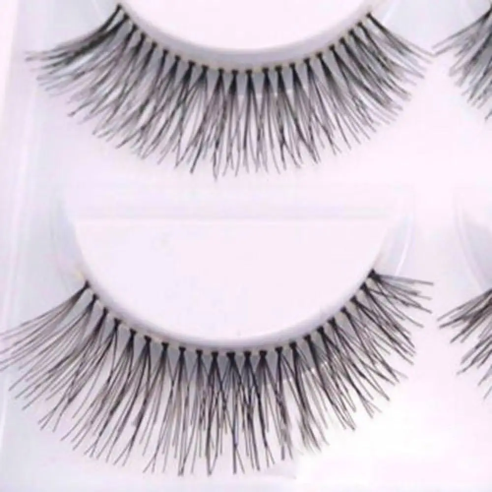 5คู่ผู้หญิงธรรมชาติยาวหนาตา Lashes แต่งหน้าขนตาปลอมยาวกล่องแพคเกจ