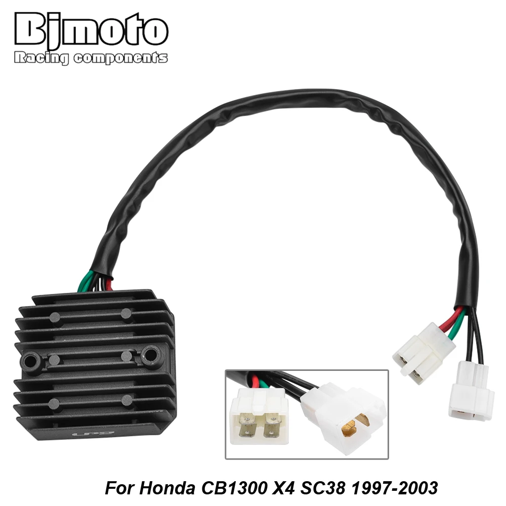 BJMOTO Motorcycle Voltage Regulator Rectifier For Honda CB1300 X4 SC38 1997-2003 31600-MAZ-003