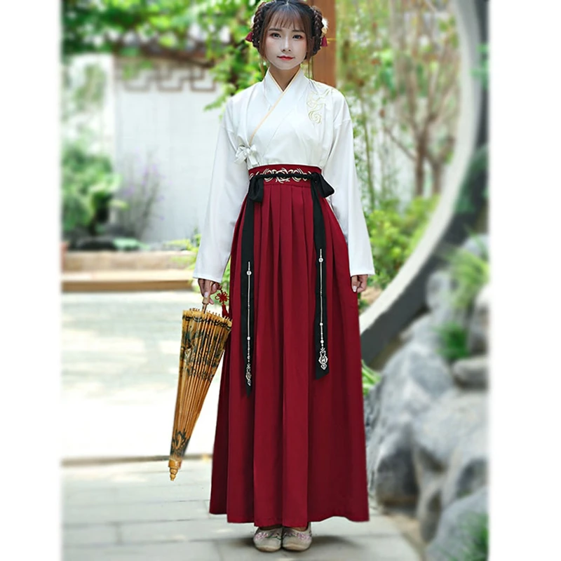 Chinese Nationale Volksdans Kostuum Ханьфу Oude Han-dynastie Zwaardvechter Cosplay Hanfu Vrouwen Outfit Prinses Kleding Hanfu