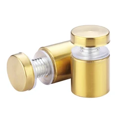 Stainless Steel 12mm Advertise Fixing Screw Acrylic Picture Frame Glass Sign Standoff Nail Wall Mount Standoff Holder Pack of 40