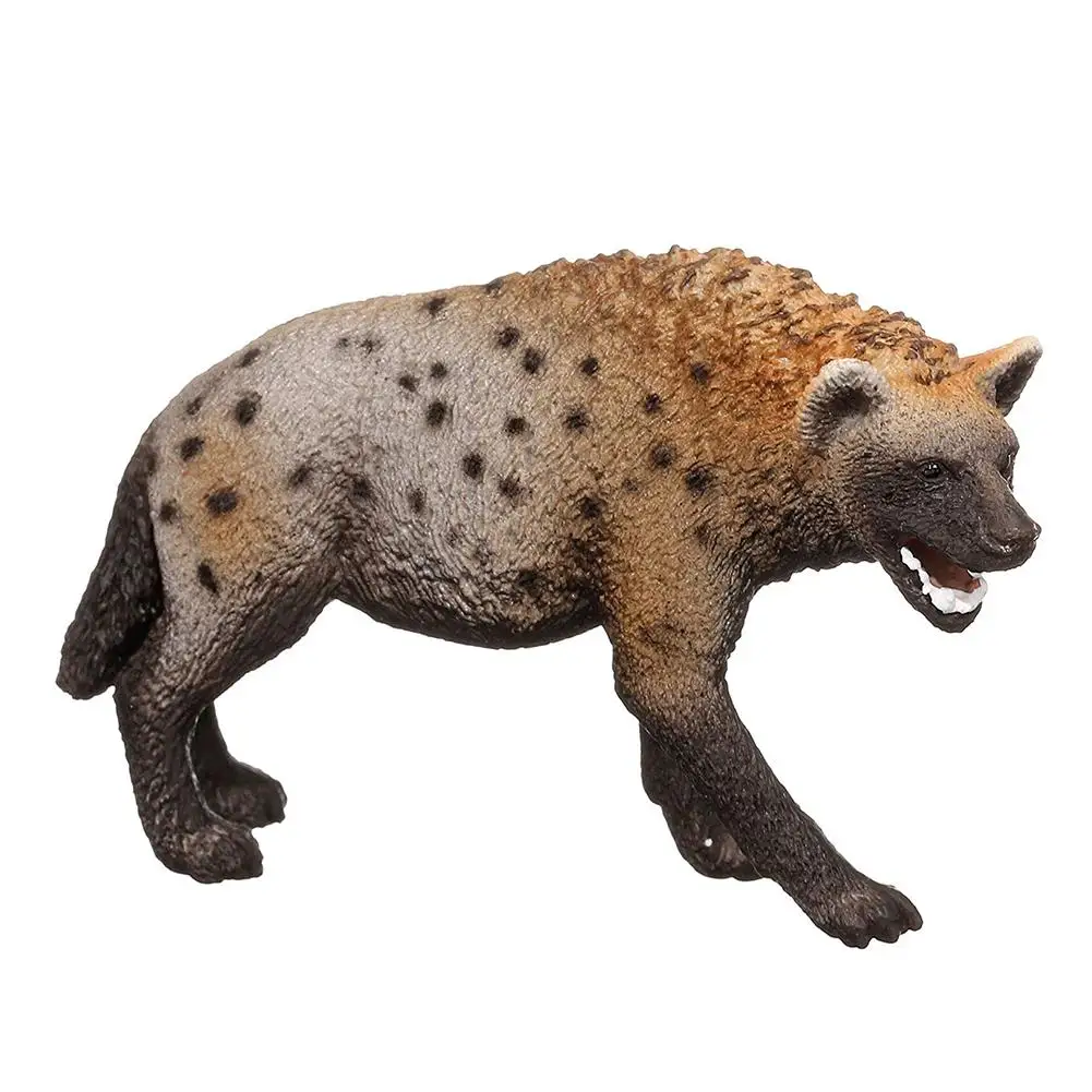 3.4inch Bear PVC Hyena Model Figure Kids Preschool Figurine Toy 14735 Bear Figurine For Home Decoration