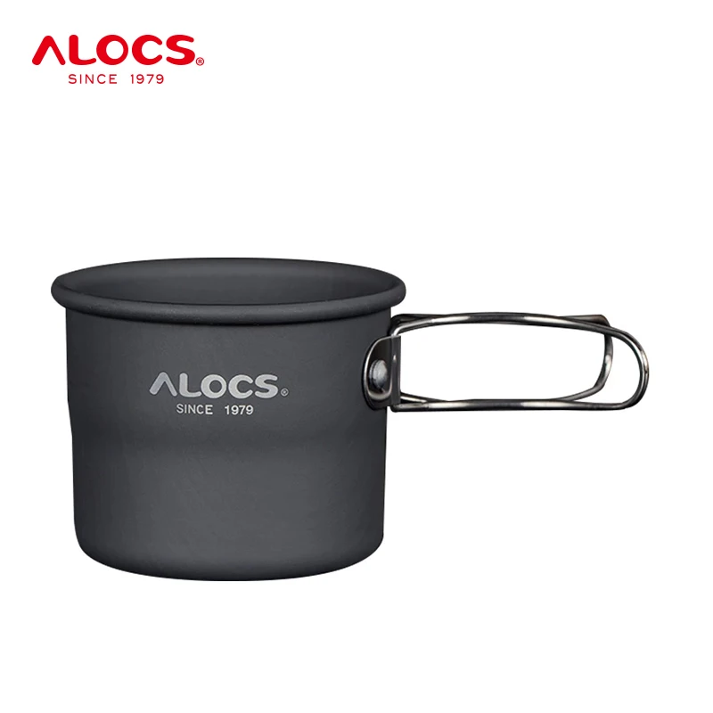 

Alocs TW-402 Portable Mini 150ml Camping Water Cup Coffee Cup Teacup Tumbler Folding Handle For Travel Hiking Backpacking Picnic