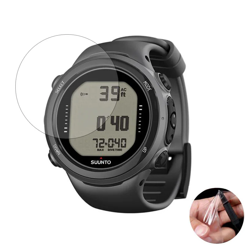 5 قطعة طبقة رقيقة واقية لينة واضحة الحرس ل Suunto D4i D6i نوفو ساعة الغوص GPS الرياضة Smartwatch واقي للشاشة غطاء (لا زجاج