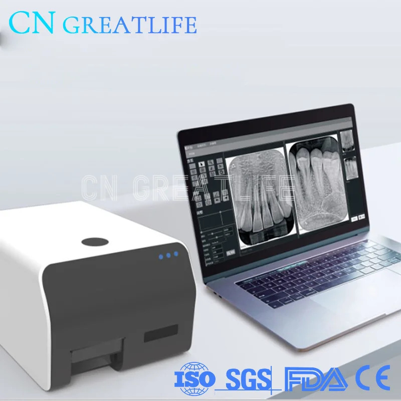 HD Fast Imaging Wireless Digital Shooting Image Plate Scanner Eq600vrn Imaging Plate PSP Scanner Dental Scanner